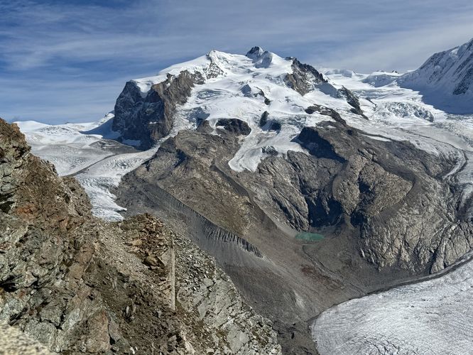 View of Monte Rosa massif
