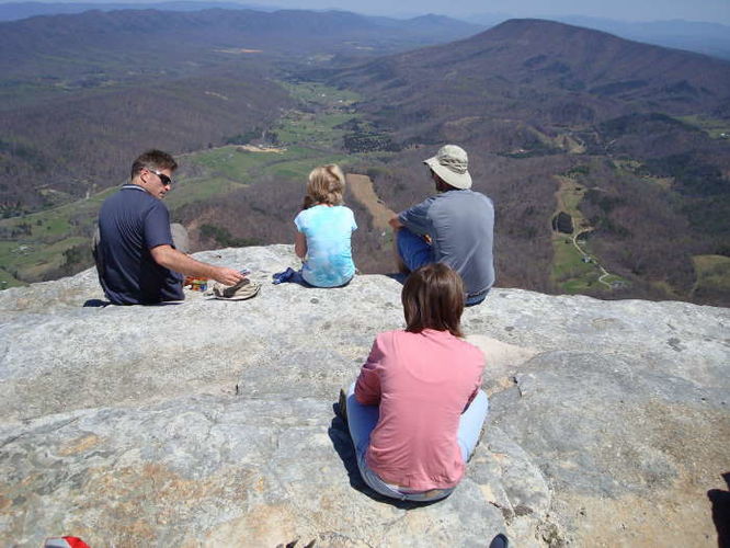Picture 1 of McAfee Knob HIke 041809