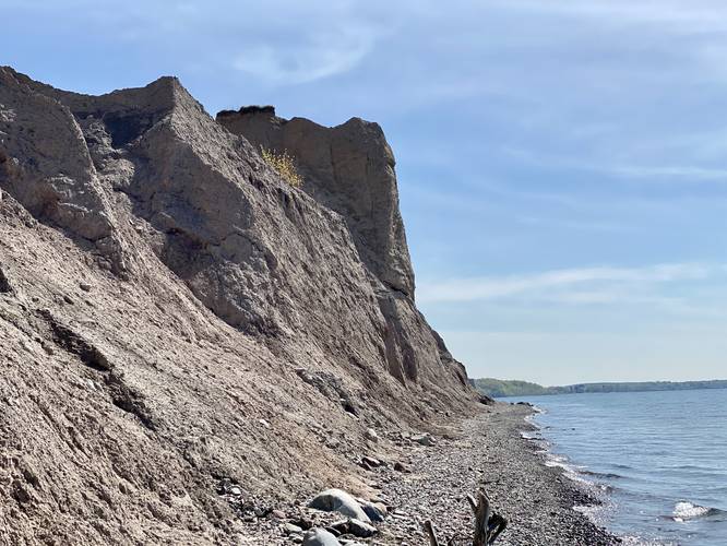 View from below McIntyre's Bluff