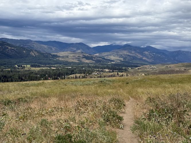 Another view above the town of Winthrop, WA