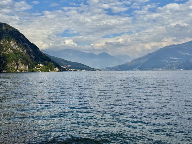 Northern view of Lake Como from Menaggio