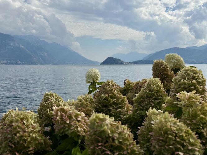 View of Bellagio, Italy along Lake Como