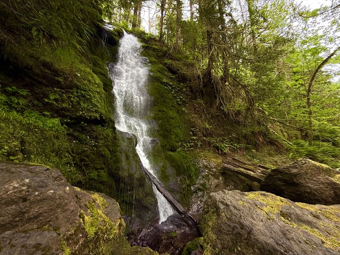 Merriman Falls from its base
