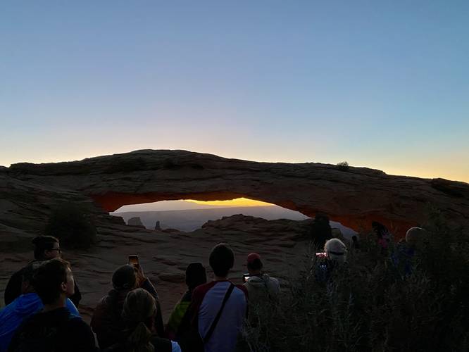 Mesa Arch at sunrise