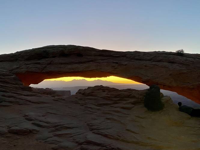 Runrise at Mesa Arch