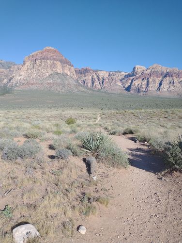 Sandstone Rock formations in the distance