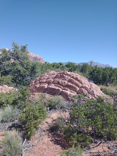 Unusual Rock formation atop Wilson's Pimple