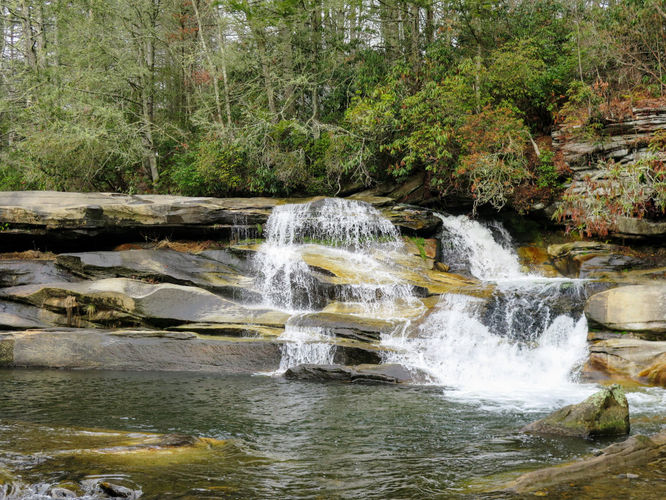 Picture 7 of Mill Shoals and Bird Rock Falls Hike 011617