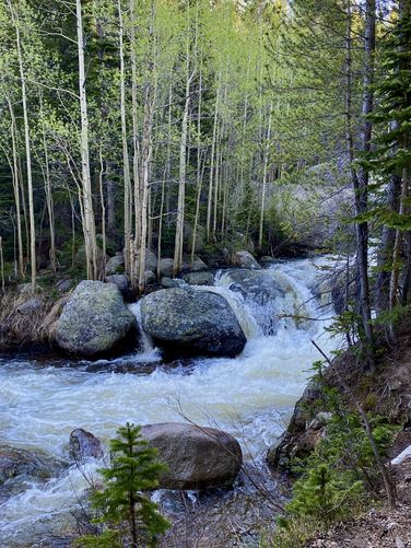 5-foot tall waterfall