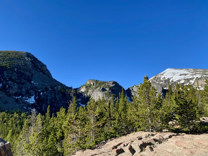 View of Half Mountain (left) and Thatchtop (right)