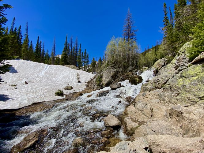 Tyndall Falls, approx. 12-feet tall