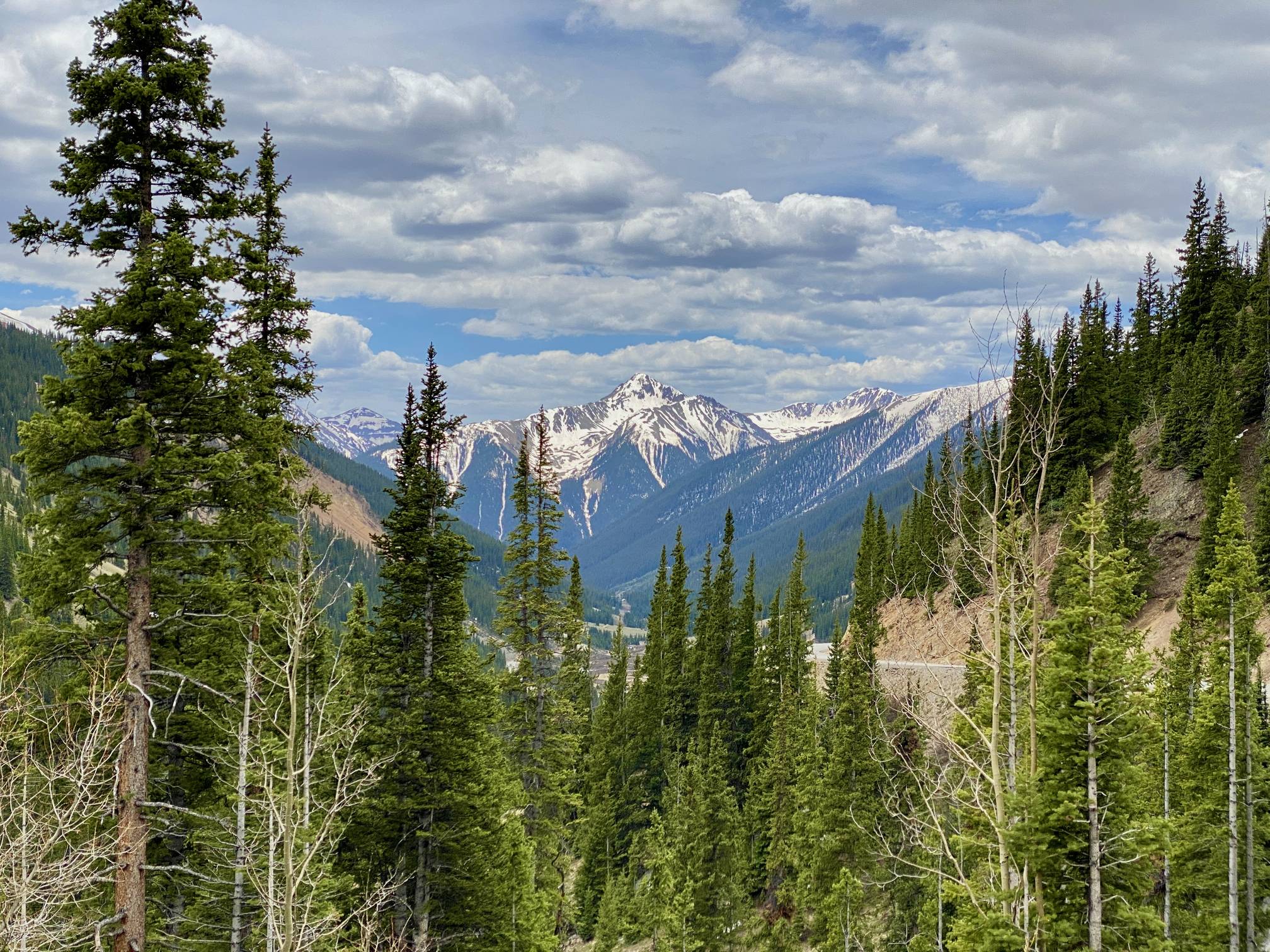 View of Bear Mountain - Explore Colorado's Million Dollar Highway on MyHikes.org