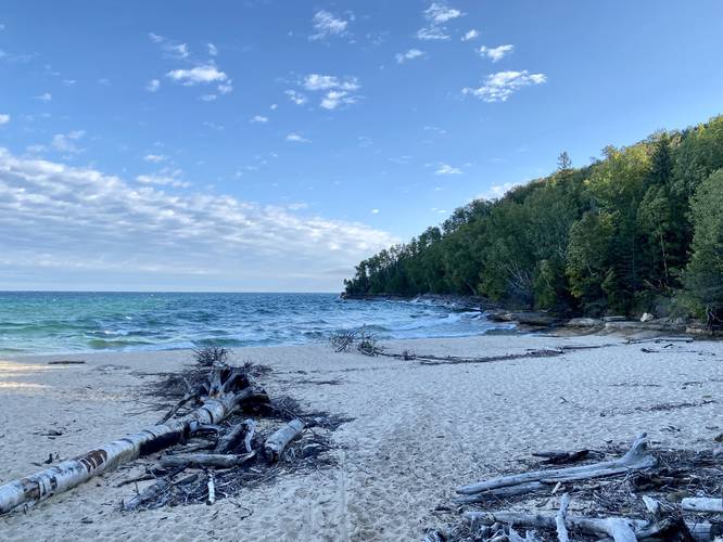 Miners Beach along the Pictured Rocks National Lakeshore