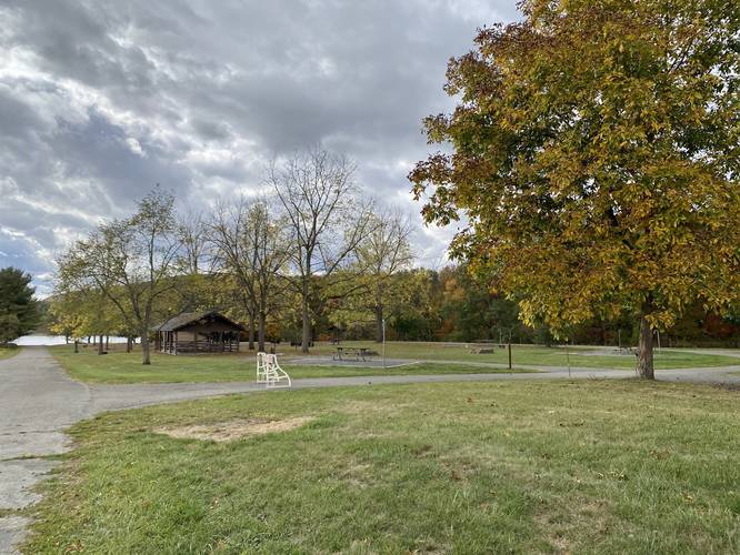 Eastern parking area - Tompkin Campground
