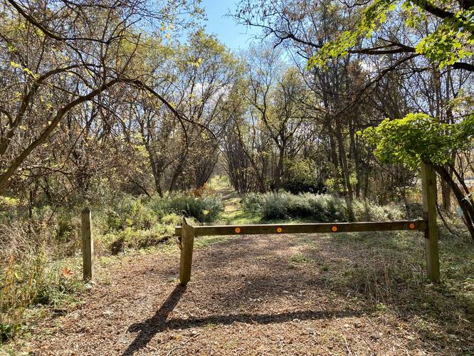 Nelson picnic area right-hand turn after this gate