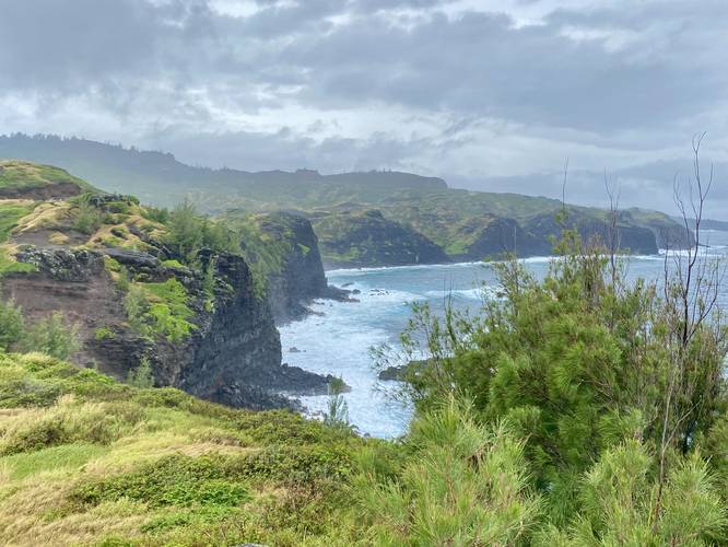 View of Maui's northern coastline