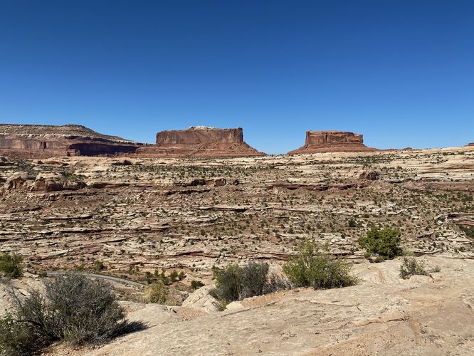 View of Monitor and Merrimac buttes