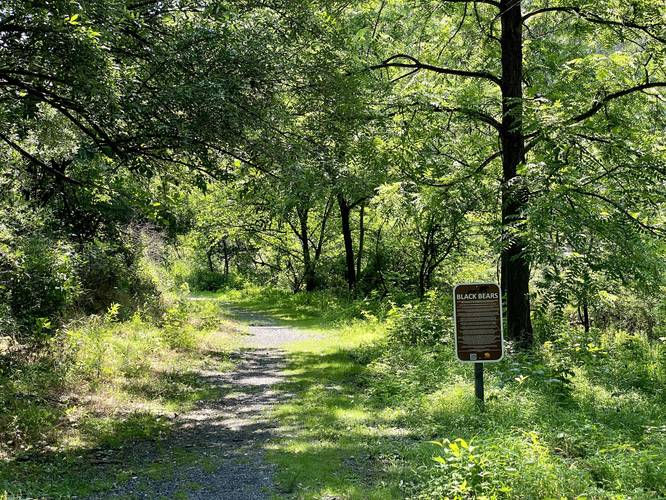 Crushed stone trail