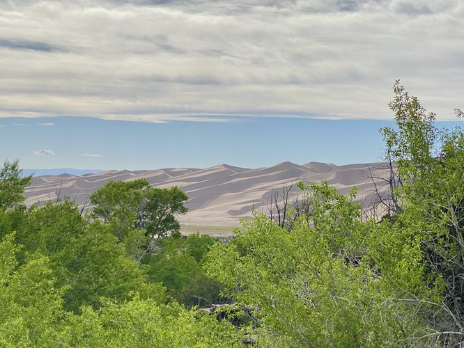 View of the Great Sand Dunes