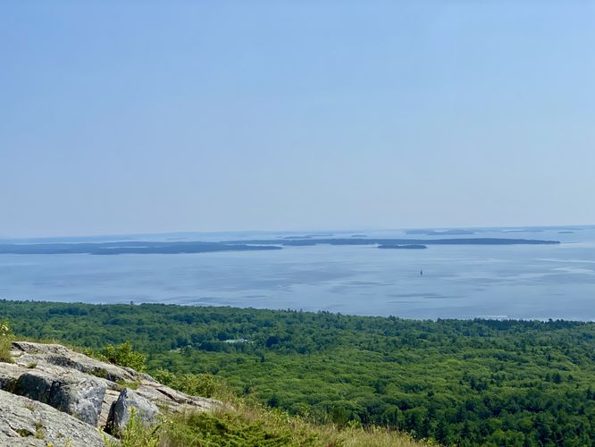 View of the Atlantic Ocean from Mt. Battie