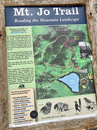 Mount Jo loop trailhead