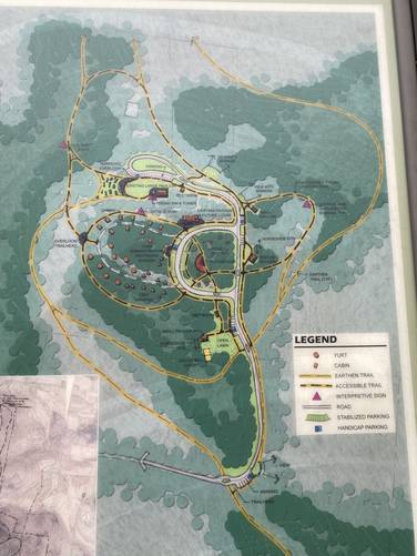 Mount Pisgah County Park proposed trail map