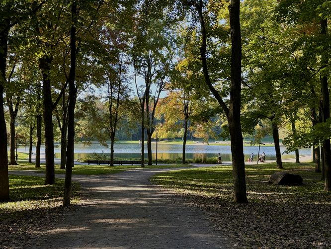 Hiking toward Lac aux Castors
