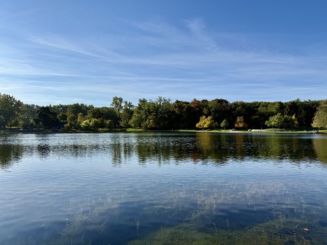 View of Beaver Lake (Lac aux Castors)