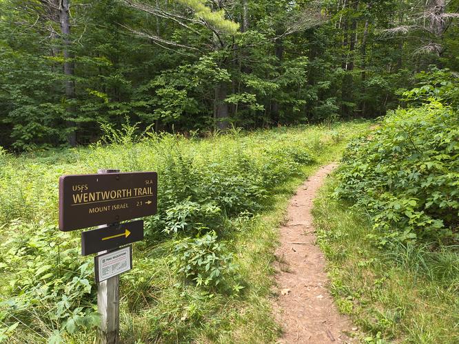Entrance to Wentworth Trail 