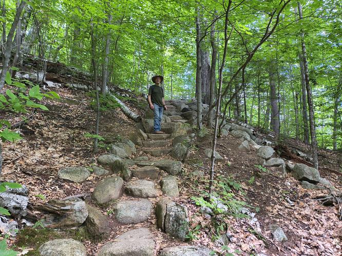 Rock staircase 