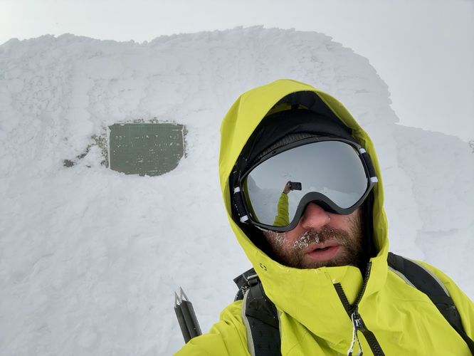 Dave at the summit