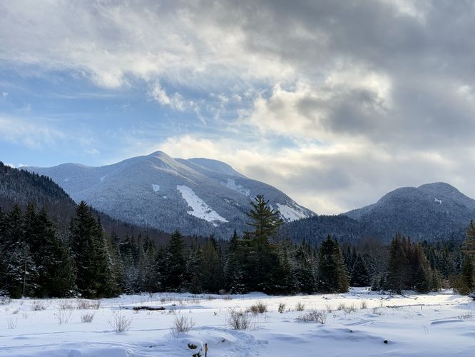 View of Mt Colden from Marcy Dam