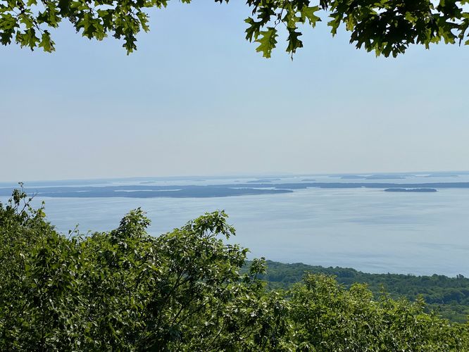 Ocean and islands view from Adam's Lookout