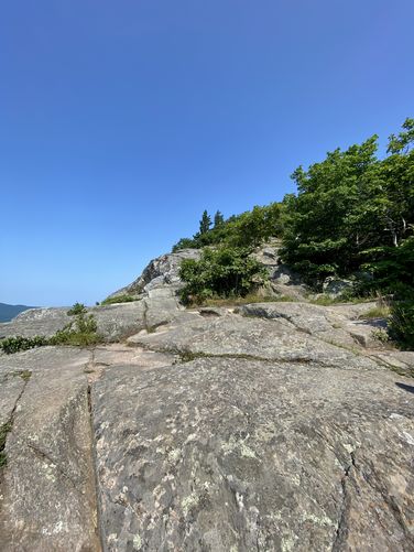 Bedrock of Mt. Megunticook near its cliffs