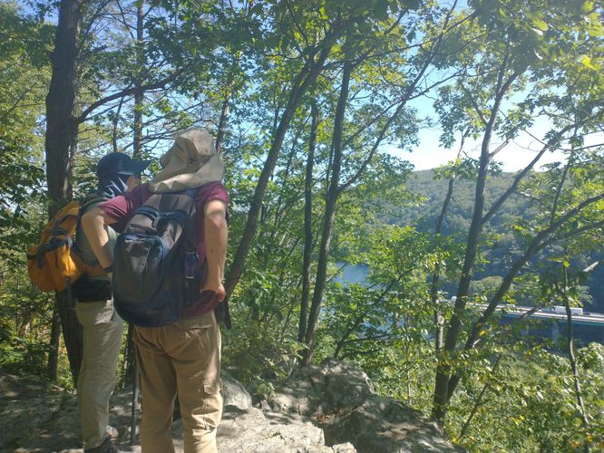 Views from the trail  of the Delaware Water Gap