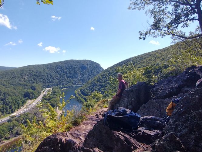 Gorgeous views of the Delaware Water Gap and Mt. Tammany