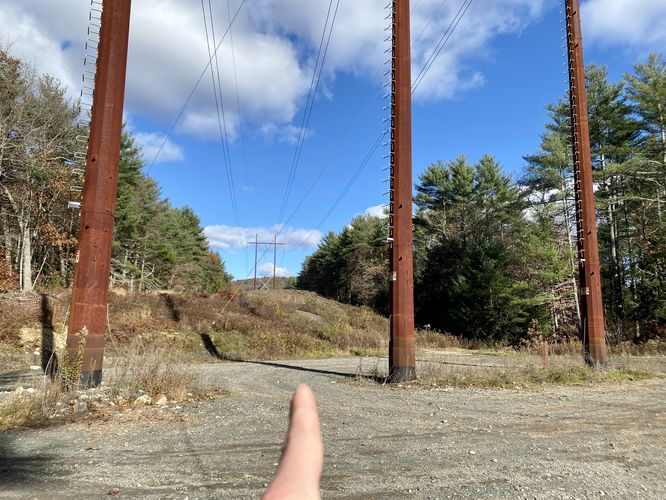 Hike under the power lines