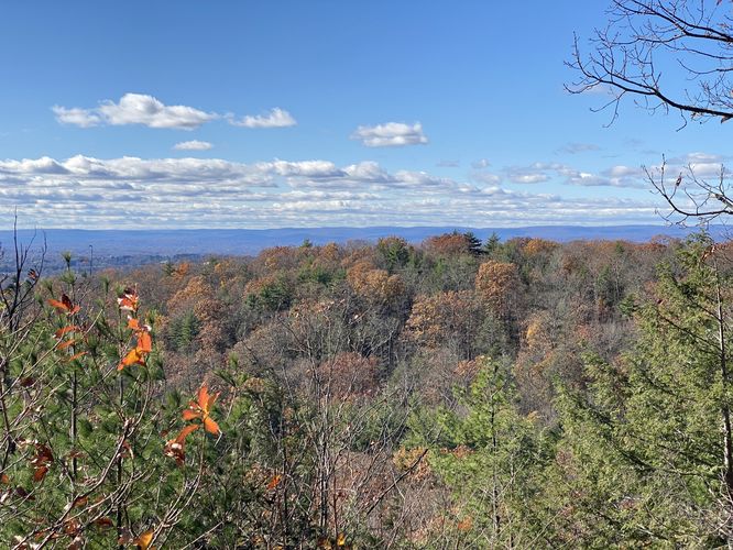 View toward north Amherst from Mt. Orient