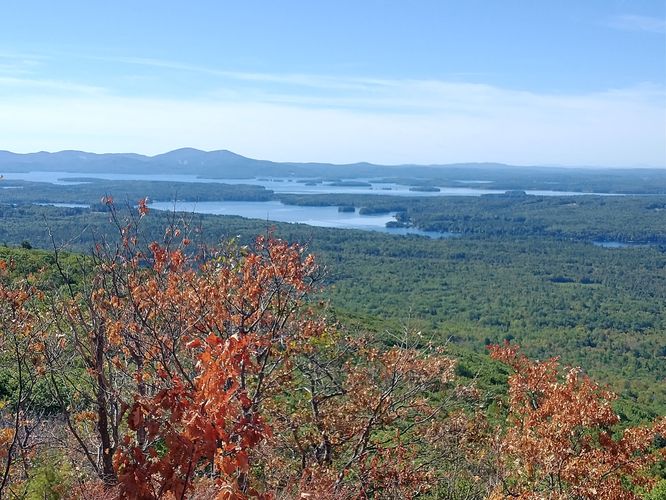 One of the many beautiful views we got to enjoy as we headed up to the summit.
