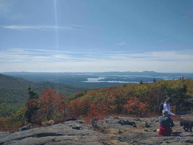 On-trail view - many hikers stopped here thinking THIS was the summit.