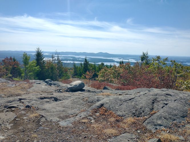 Such a beautiful view on the descent.