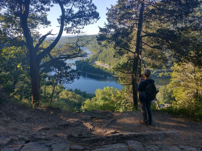 The Delaware Water Gap from the trail