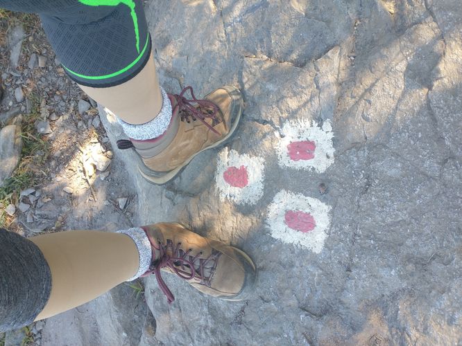 This is what you will find at the summit where the Tammany Trail ends.