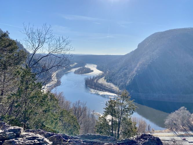 Delaware River and Mt. Minsi view