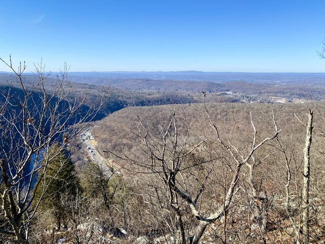 View into Pennsylvania from Mt. Tammany
