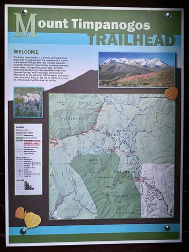 Mt. Timpanogos Trail map and information