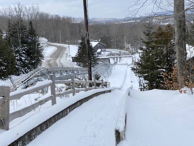 Old bobsled run