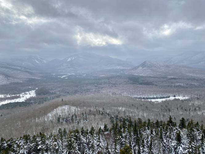 Mt. Van Hoevenberg Overlook (views into the High Peaks Wilderness including Algonquin Mountain, Wright Peak, Mount Jo)