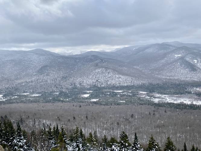 Mt. Van Hoevenberg Overlook with view into the High Peaks Wilderness