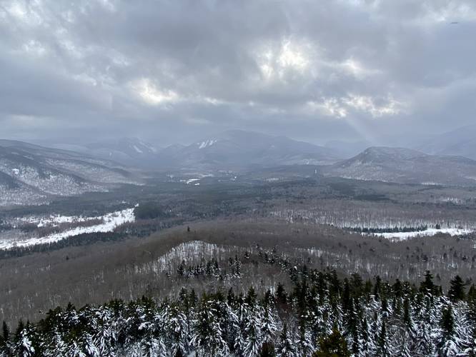 Mt. Van Hoevenberg Overlook with view into the High Peaks Wilderness